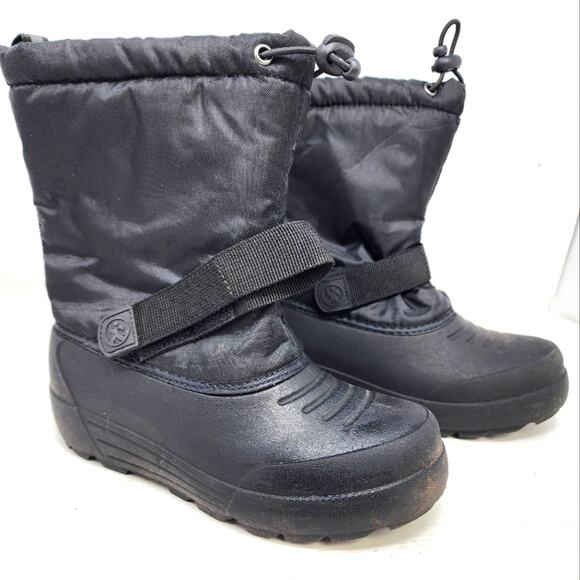 Northside Other - Northside Black Snow Boots Kids Winter Boots Adjustable Water Resistant Size 4